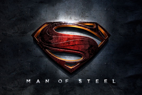  DC have now officially unveiled the new Superman'Man of Steel' logo