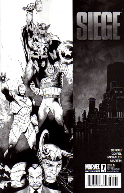 Siege #1 Olivier Coipel Sketch Cover 1:75