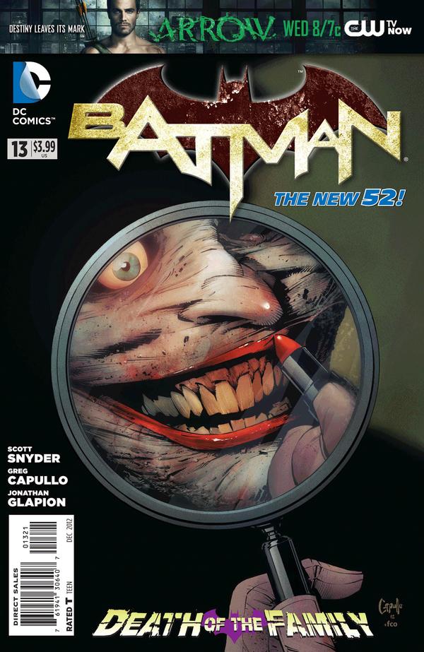Batman #13: Cover by Greg Capullo