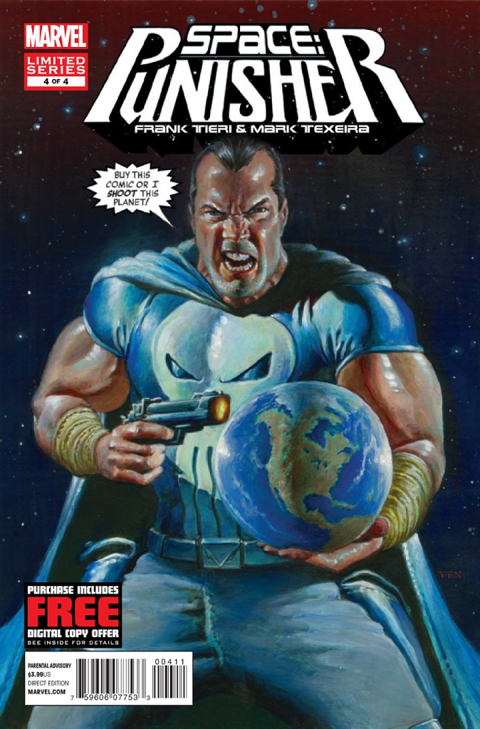 Space Punisher #4: Cover by Mark Texteira