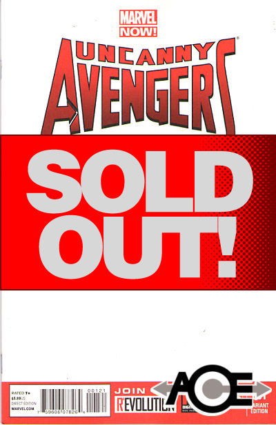 Uncanny Avengers #1 Blank eBay SOLD OUT