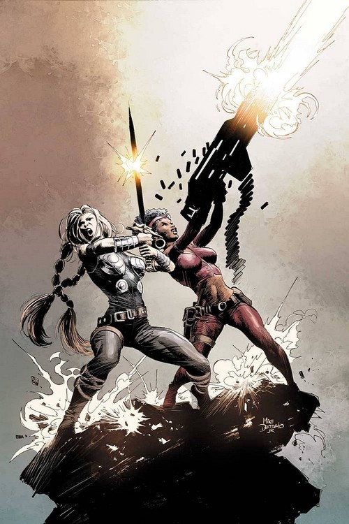 Fearless Defenders #1 Cover by Mike Deodato