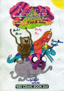 Adventure Time Colouring Competition FCBD 2014 by Jude Williams