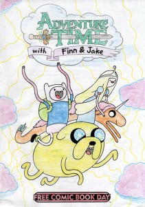 Adventure Time Colouring Competition FCBD 2014 by Kimberley Brown