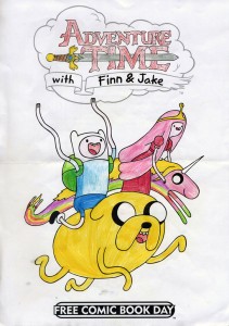 Adventure Time Colouring Competition FCBD 2014 by Lucy Parker