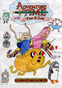 Adventure Time Colouring Competition FCBD 2014 by Micah Shaljean