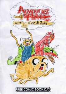 Adventure Time Colouring Competition FCBD 2014 by Oliver Whybrow